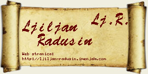 Ljiljan Radusin vizit kartica